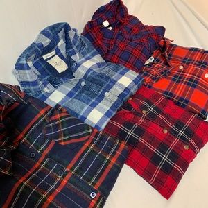 5 flannels bundle